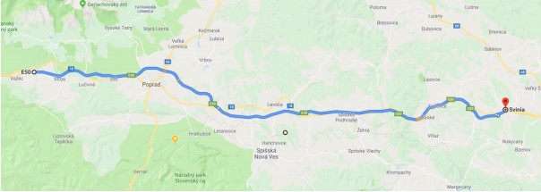 Prerazenie tunela Prešov mapa projektu 2